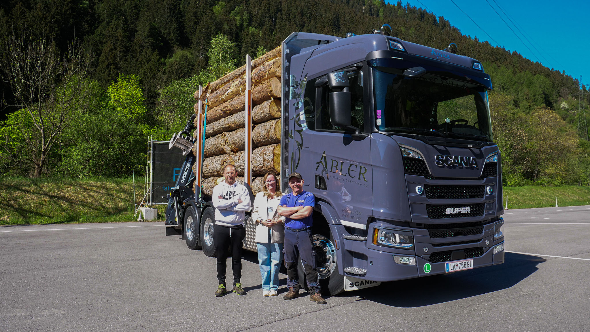 Holztransporter von Abler Transporte